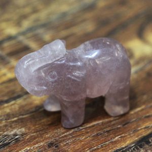 Amethyst Elephant Figurine