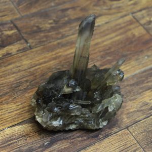خوشه کوارتز دودی تیره (Dark Smoky Quartz Cluster)